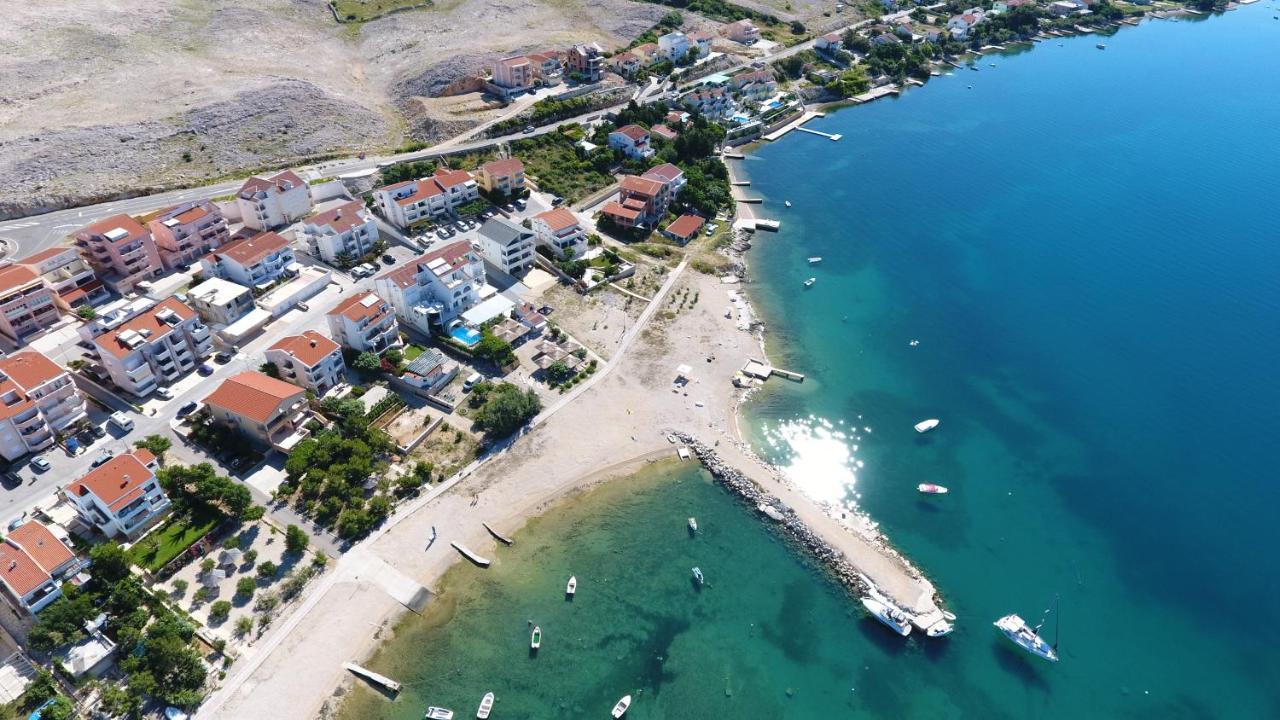 Apartments Barbati Novalja Exteriör bild